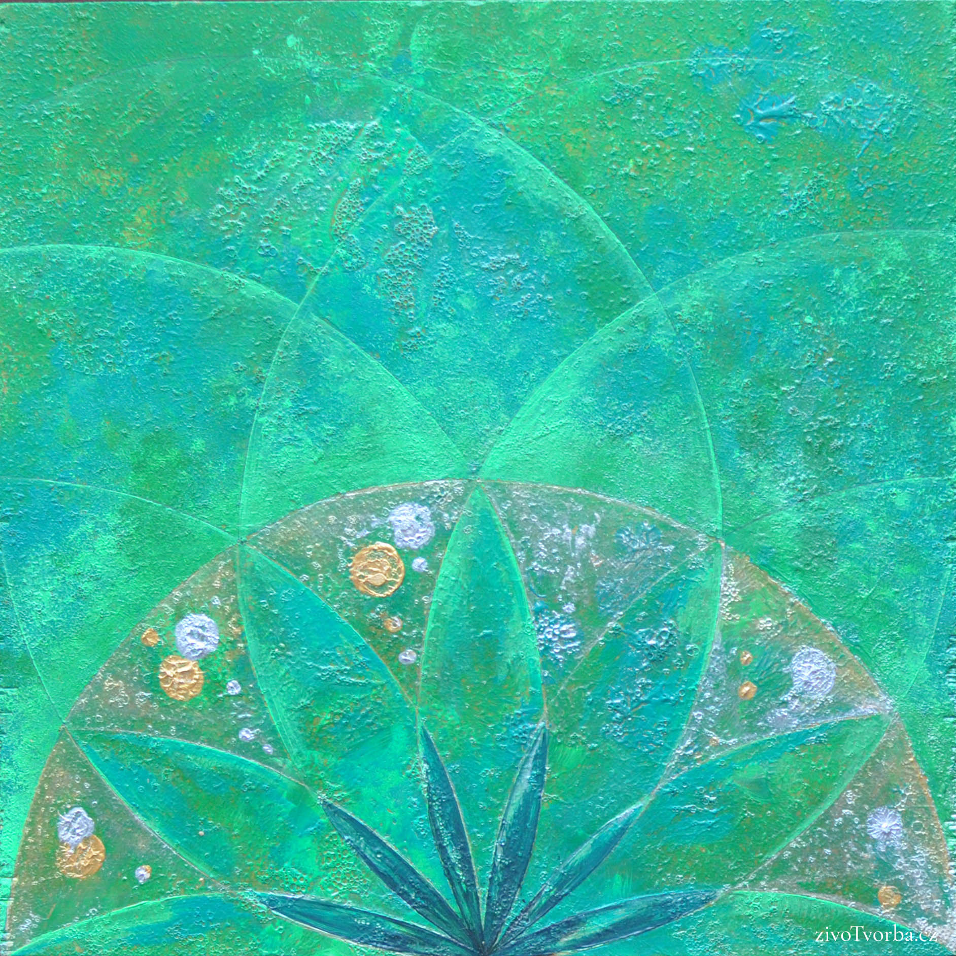 Dary, obraz, originál, 25x25cm