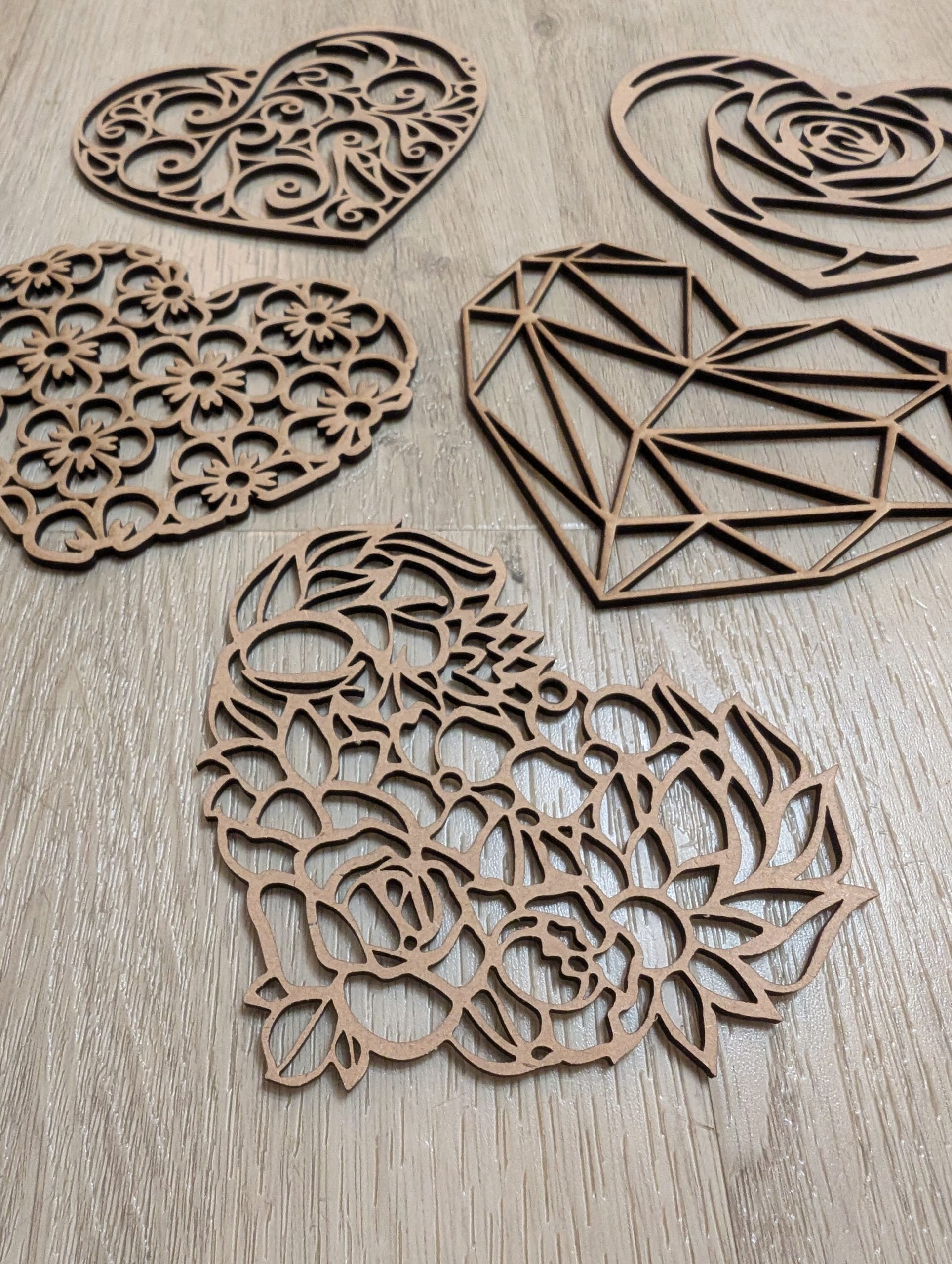 DIY sada pěti srdcí - Obrázek 3