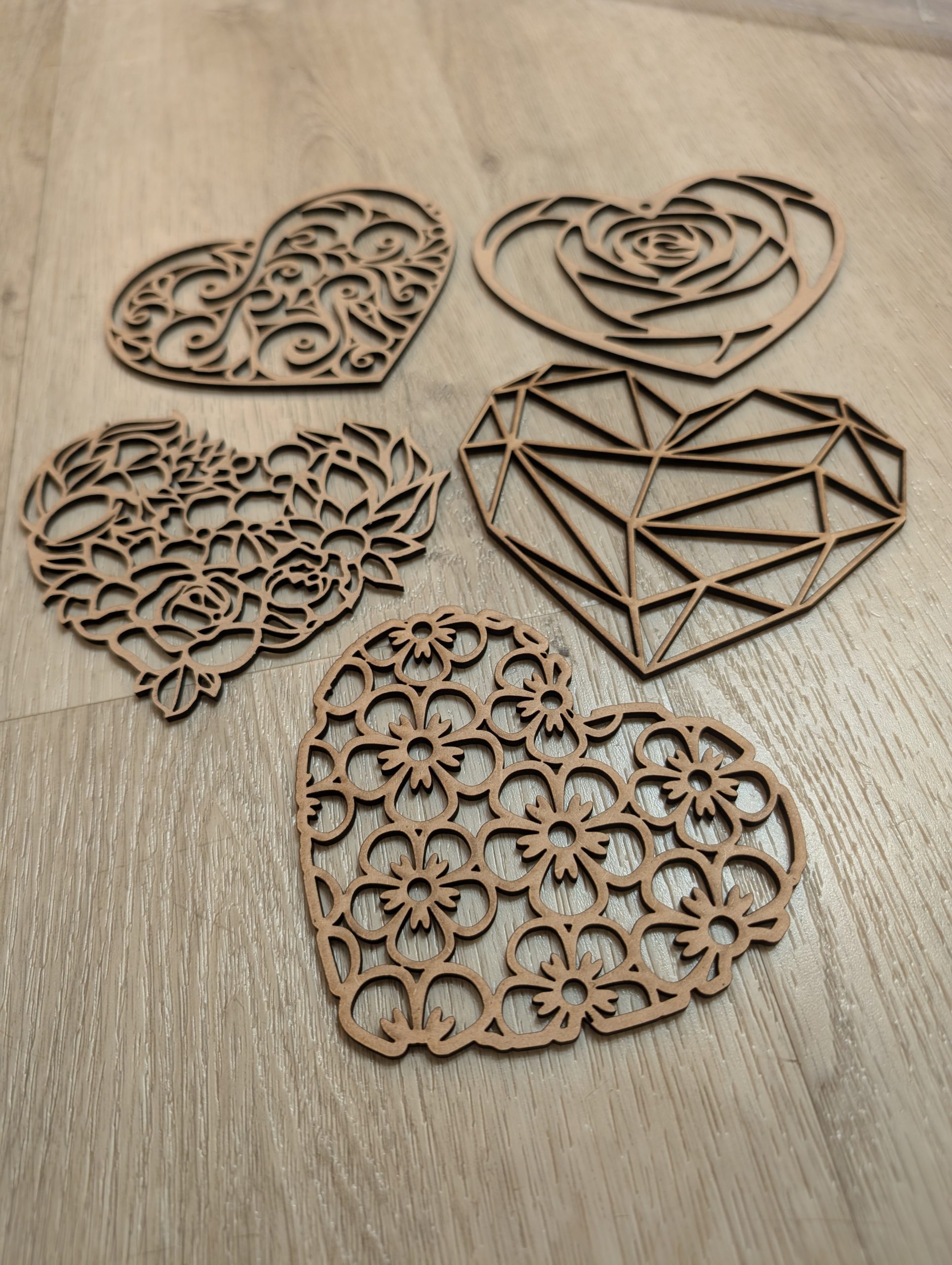 DIY sada pěti srdcí - Obrázek 5